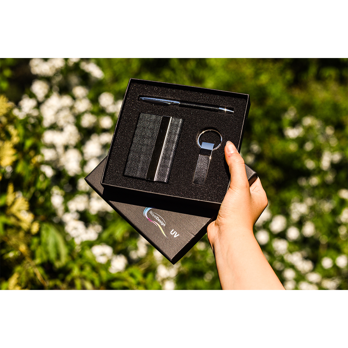 R01061.02.O - Zestaw upominkowy Gallant, czarny 