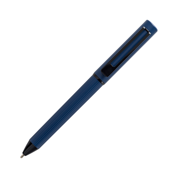R02328.42 - Zestaw upominkowy notes z długopisem Lovina, granatowy