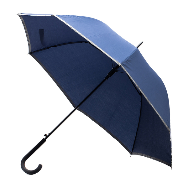 R07951.04 - Parasol z taśmą odblaskową Refu, niebieski