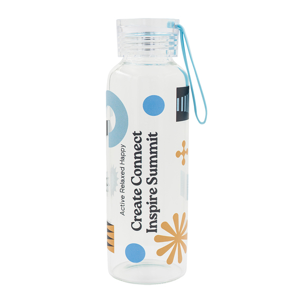 R08232.00 - Butelka szklana Azure 500 ml, transparentny