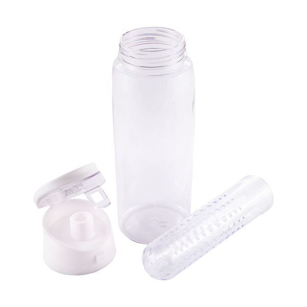 R08353.06 - Bidon Mint 700 ml, biały/transparentny