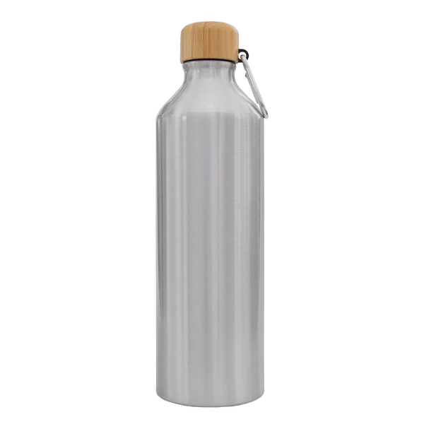 R08415.01 - Butelka aluminiowa Luqa 800 ml, srebrny