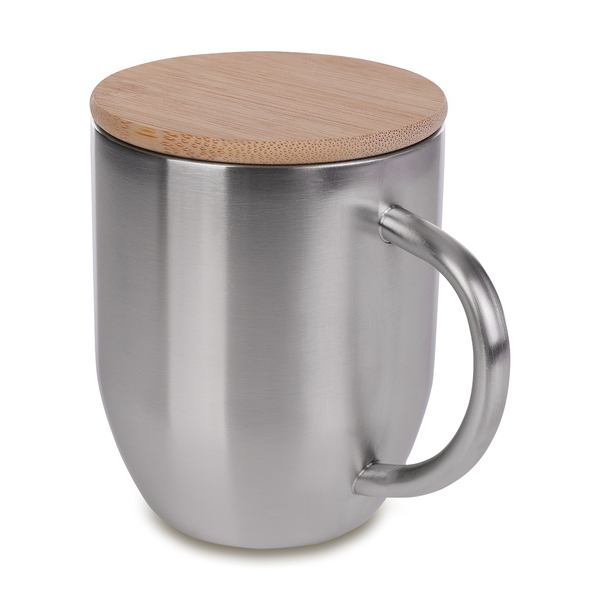 R08481.01 - Kubek stalowy Maloy 350 ml , srebrny