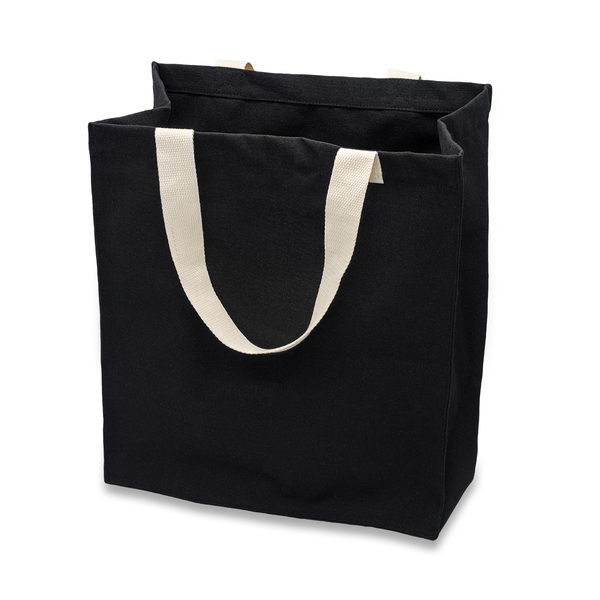 R08482.02 - Torba z bawełny 340 g/m2 Lisburn, czarny