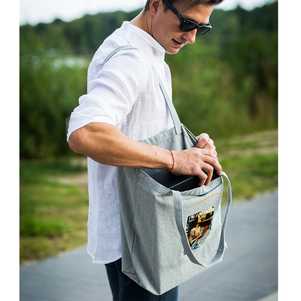 R08487.21 - Torba z bawełny 340g/m2 Kinia, szary