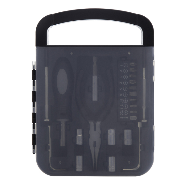 R17724.02 - Zestaw narzędzi Hefty, czarny 