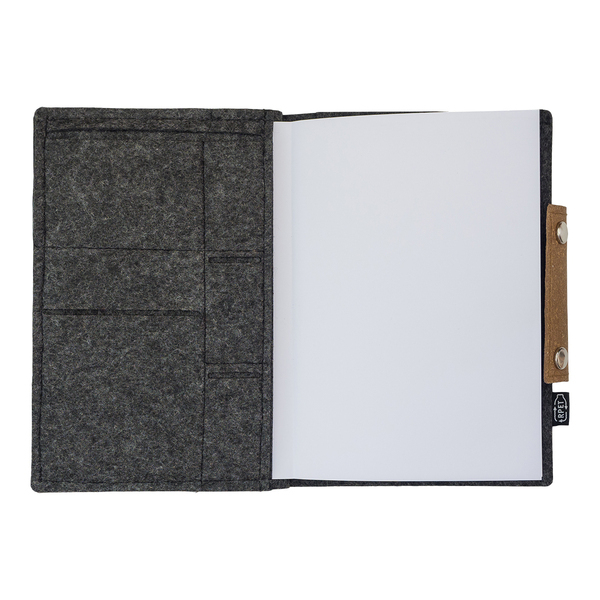 R64264.21 - Organizer w okładce filcowej Iga, szary