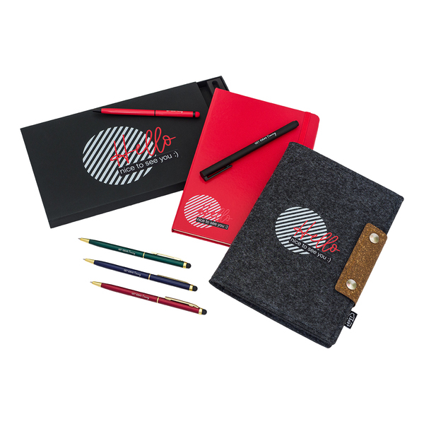 R64264.21 - Organizer w okładce filcowej Iga, szary