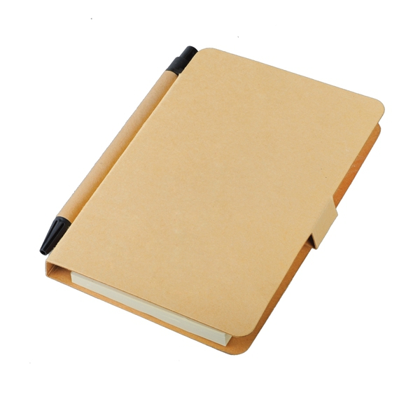 R73813.13 - Notatnik Bland 80x140/50k gładki, beżowy 