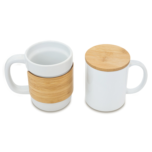 R85306.06 - Kubek ceramiczny Lund, biały