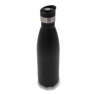 R08195 - Butelka termiczna z ustnikiem 360° Yakima 550 ml, czarny 