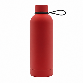 R08993 - Butelka termiczna z uchwytem Mendoza Duo 500 ml, czerwony 