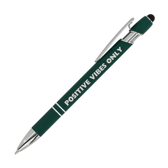 R73424 - Długopis aluminiowy Softano, ciemny zielony 