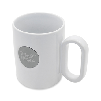 R85307 - Kubek ceramiczny Pery 480 ml, biały 