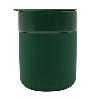 R85322 - Kubek ceramiczny Caldo 370 ml, ciemny zielony 