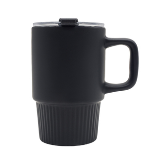 R85323 - Kubek ceramiczny Azzurro 440 ml, czarny 