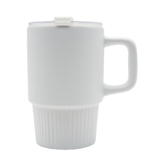 R85323 - Kubek ceramiczny Azzurro 440 ml, biały 