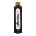 R08187.02 - Butelka ze szkła borokrzemowego Richmond 1100 ml, czarny
