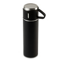 R08217.02 - Termos z kubkami Attu 500 ml, czarny