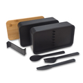 R08226.02 - Victor lunch box podwójny 1000 ml, czarny