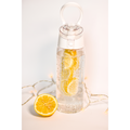 R08353.06 - Bidon Mint 700 ml, biały/transparentny