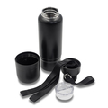 R08437.02 - Wielofunkcyjna butelka termiczna Multina 500 ml, czarny