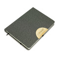 R64209.21 - Zestaw notes z długopisem Fold, szary