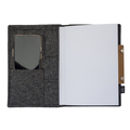 R64264.21 - Organizer w okładce filcowej Iga, szary