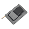 R64265.21 - Notes z kieszonką na telefon Irun, szary