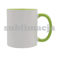 R85319.55 - Kubek z powłoką sublimacyjną Gaeta 330 ml, jasny zielony
