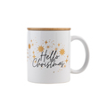 X85306.06 - Kubek ceramiczny "Hello Christmas", biały